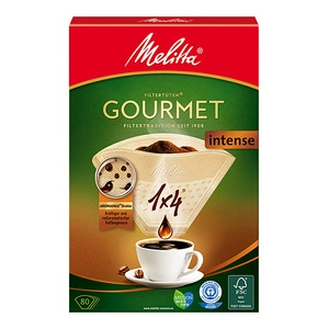 Фильтры Melitta бумажные для заваривания кофе 04/80, коричневые